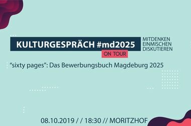 Kulturgespräch #MD2025 am 8. Oktober 2019
