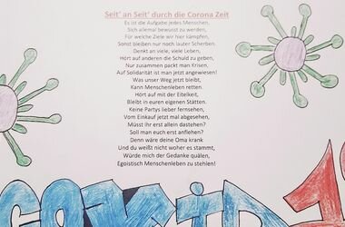 Das Gedicht von Schüler Eric Steppan (c) IGS Willy Brandt MD